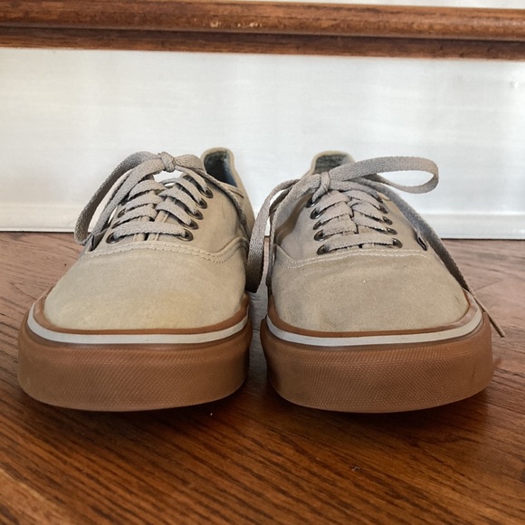 VANS AUTHENTIC GRAY WITH BROWN MEN!S Sz 10 - Picture 3 of 8